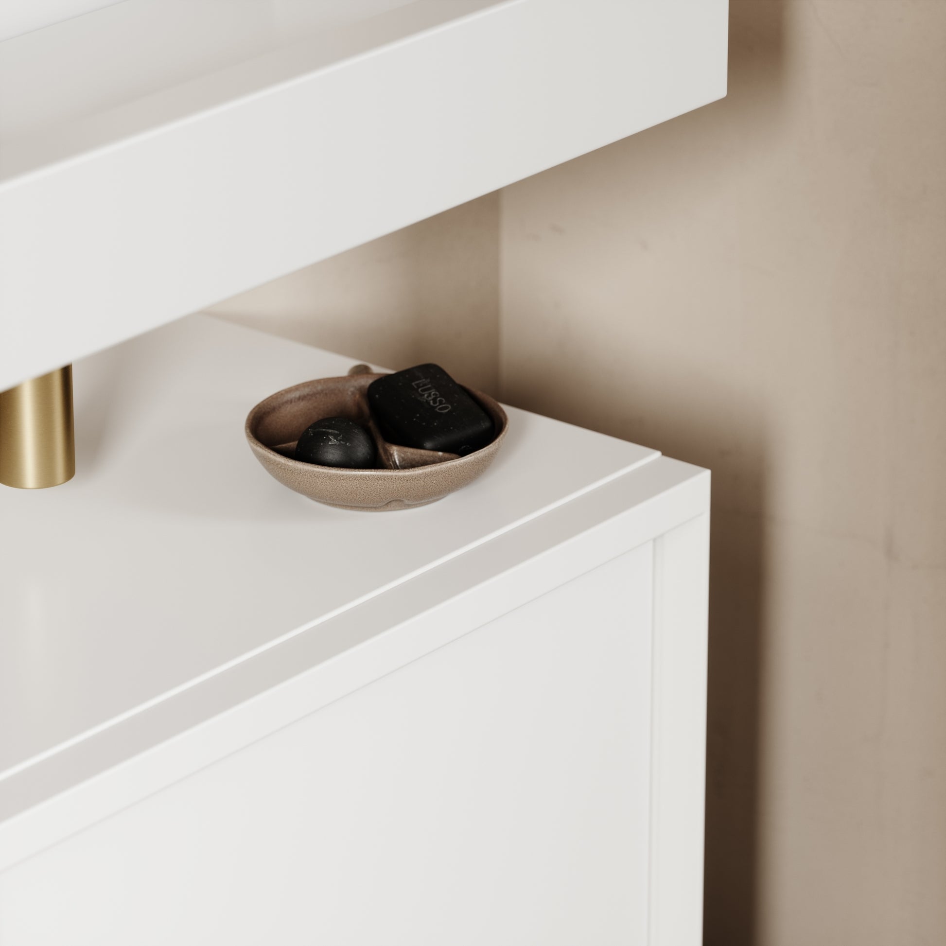 Palermo Modular Matte White Bathroom Storage Cabinet 600-1200mm