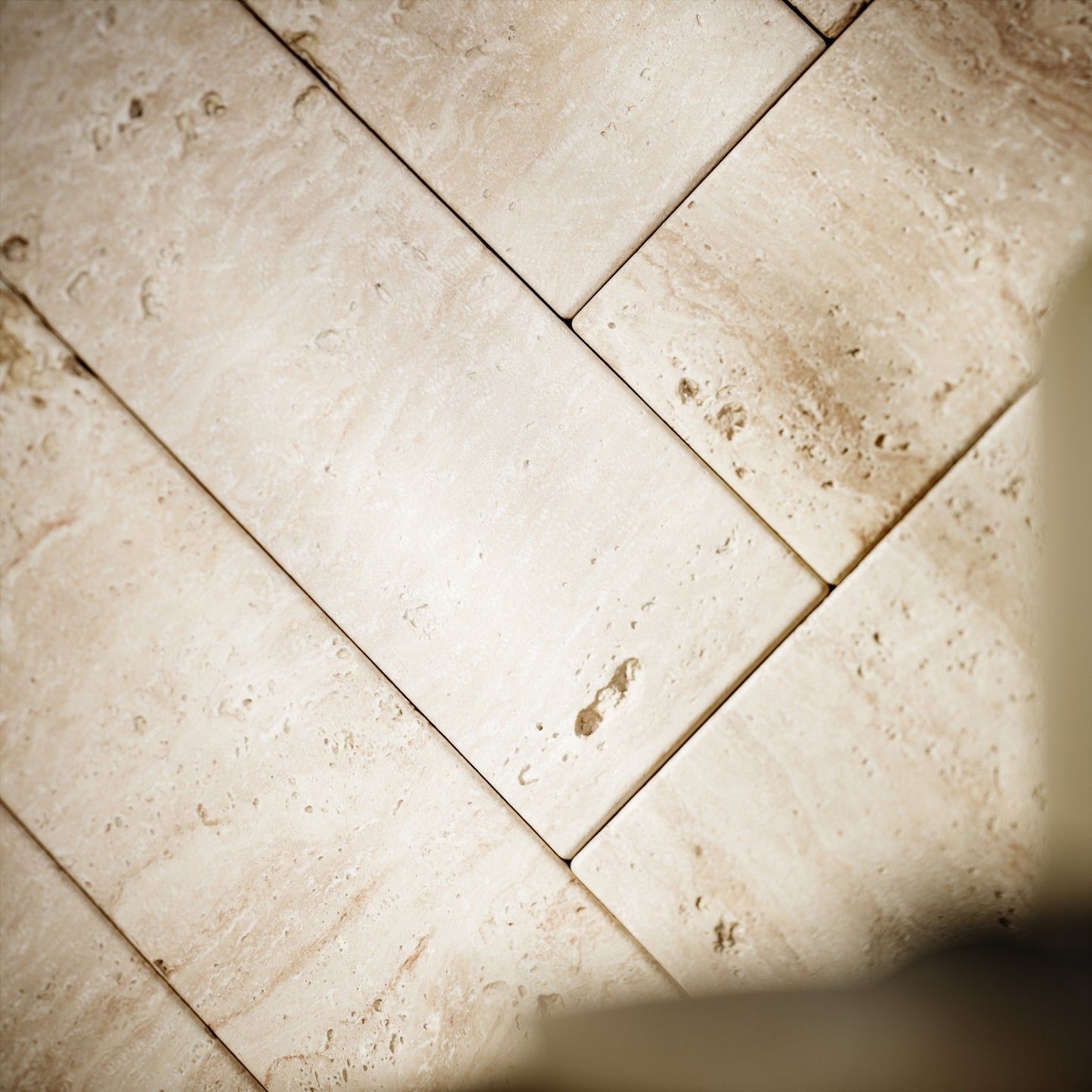 Palma Antique Travertine Stone Wall and Floor Brick Tile