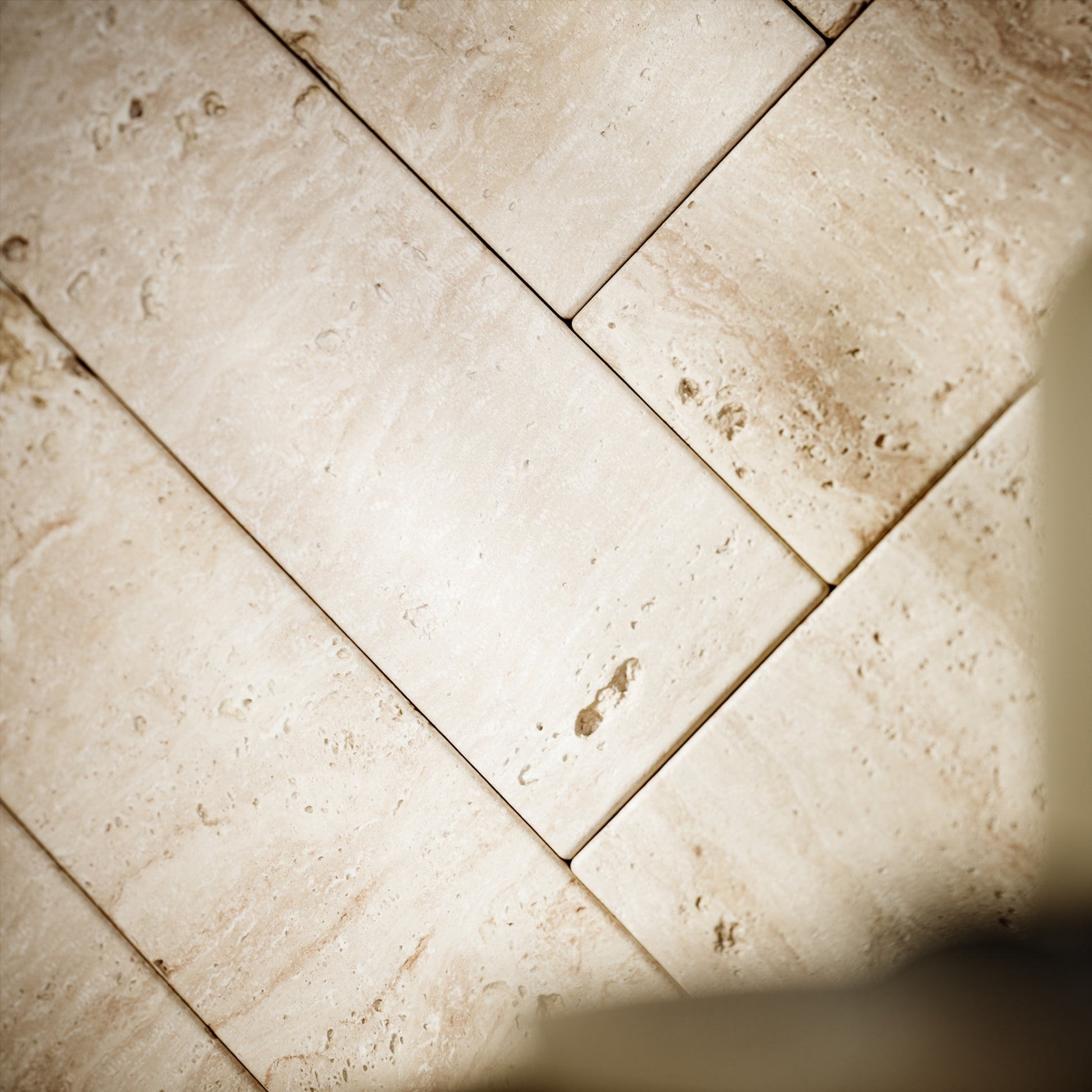 Palma Antique Travertine Stone Wall and Floor Brick Tile