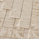 Palma Antique Travertine Stone Wall and Floor Brick Tile 70 x 300mm