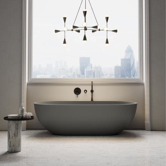 Picasso Clay Freestanding Stone Bath 1780mm