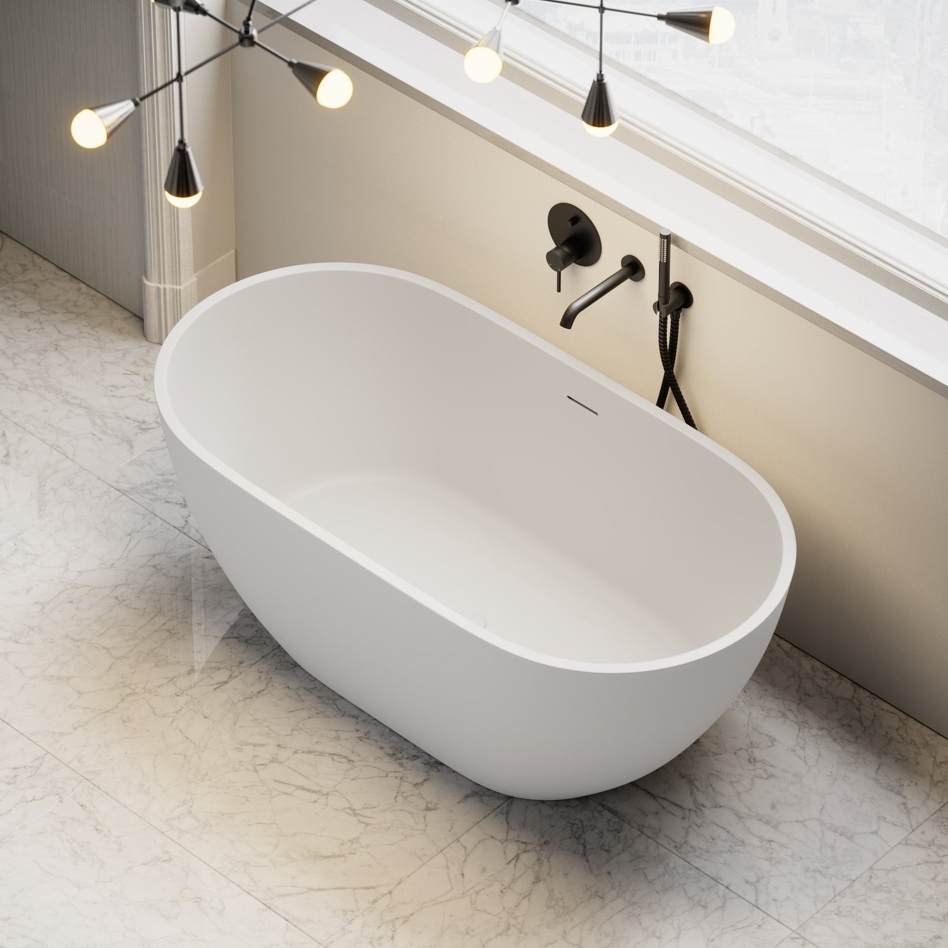 Picasso Compact Freestanding Stone Bath 1400mm