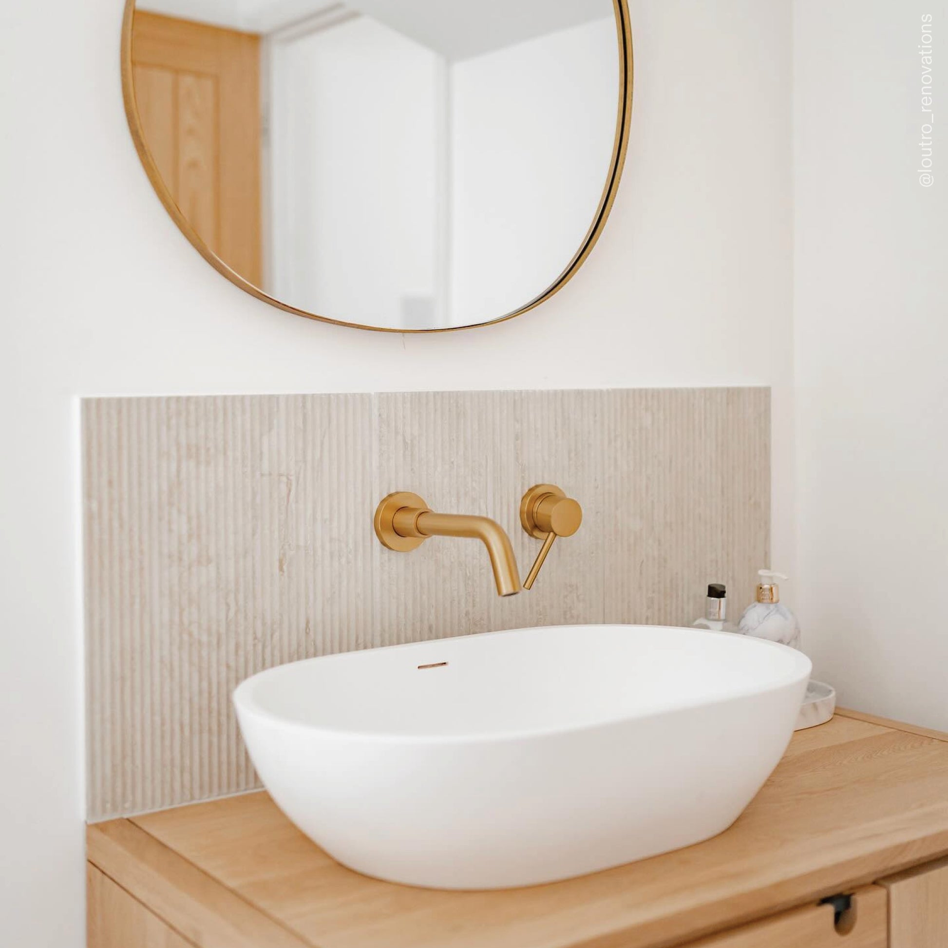 Picasso Countertop Stone Basin 580mm