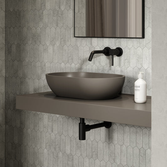 Picasso Earth Countertop Stone Basin 580mm