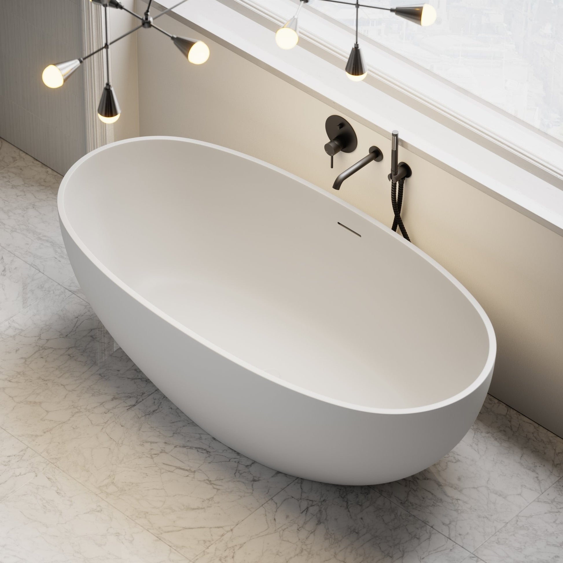Picasso Freestanding Stone Bath 1650mm