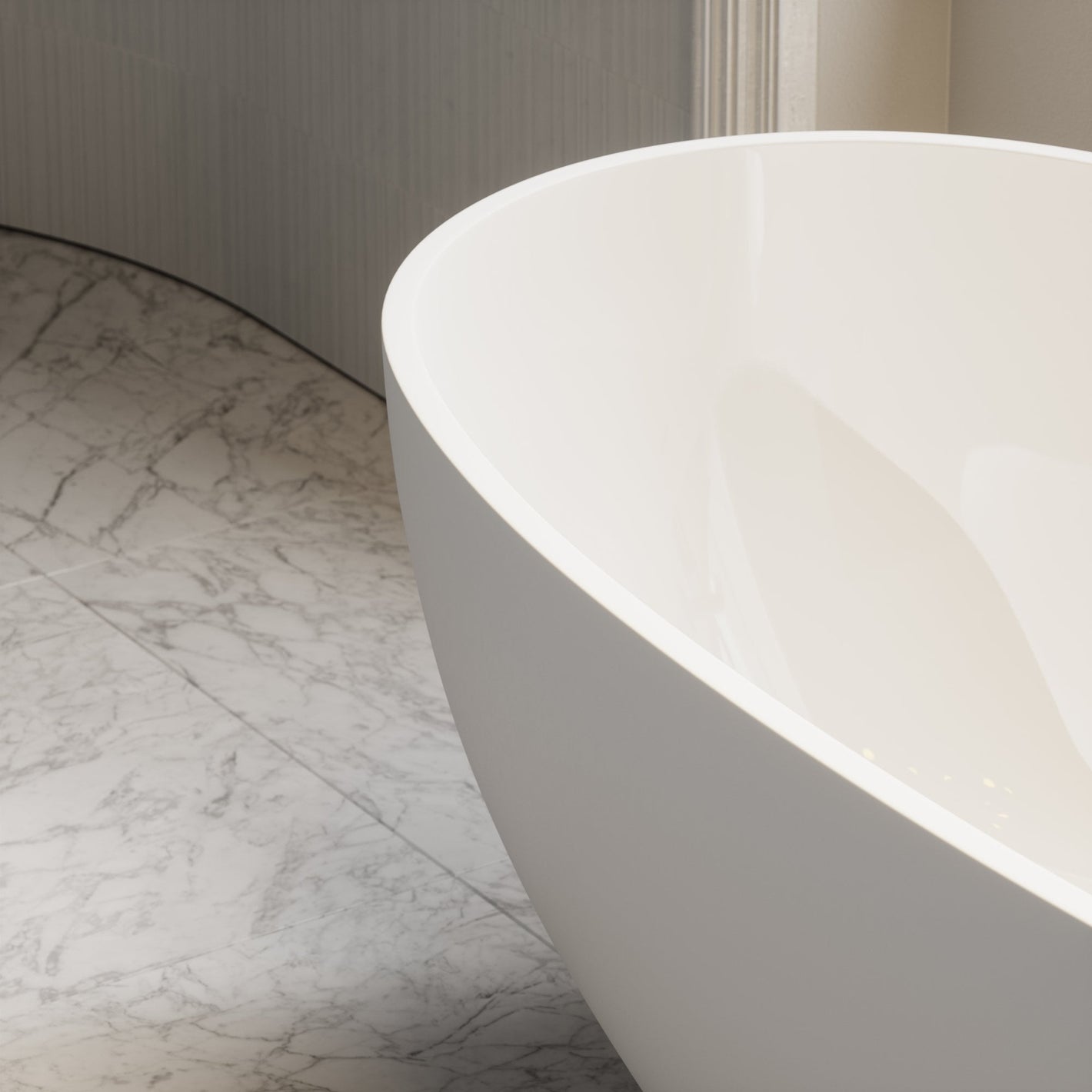 Picasso Freestanding Stone Bath 1650mm
