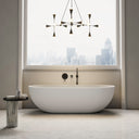 Picasso White Freestanding Stone Bath 1780mm