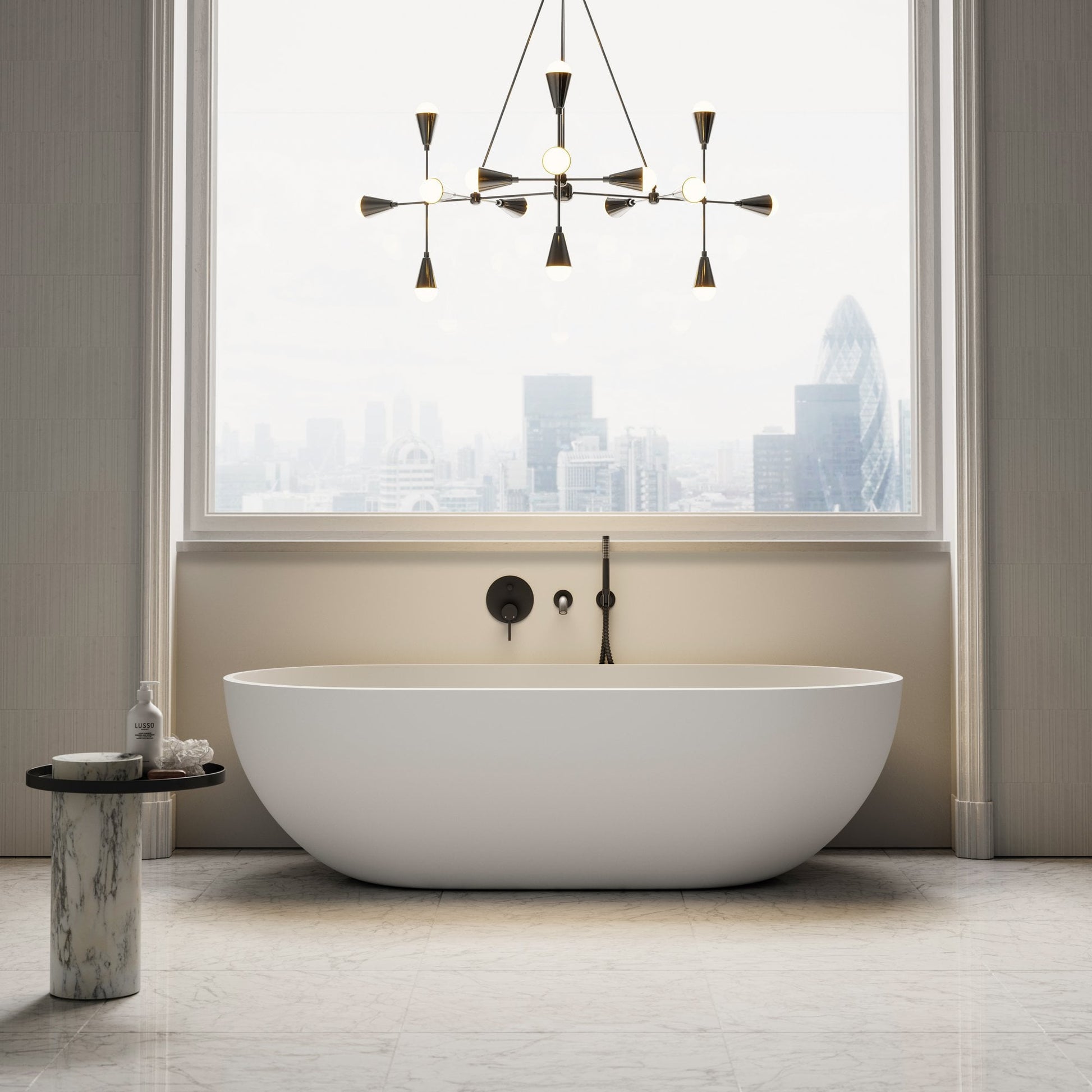 Picasso Freestanding Stone Bath 1780mm
