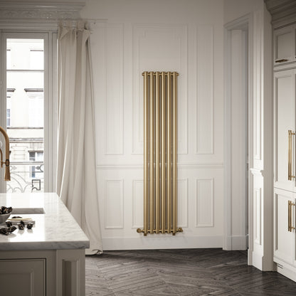 Piolo Brushed Gold Designer Radiator