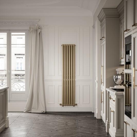 Piolo Brushed Gold Designer Radiator