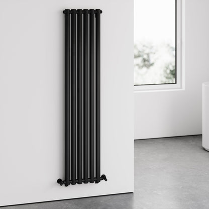 Piolo Matte Black Designer Radiator