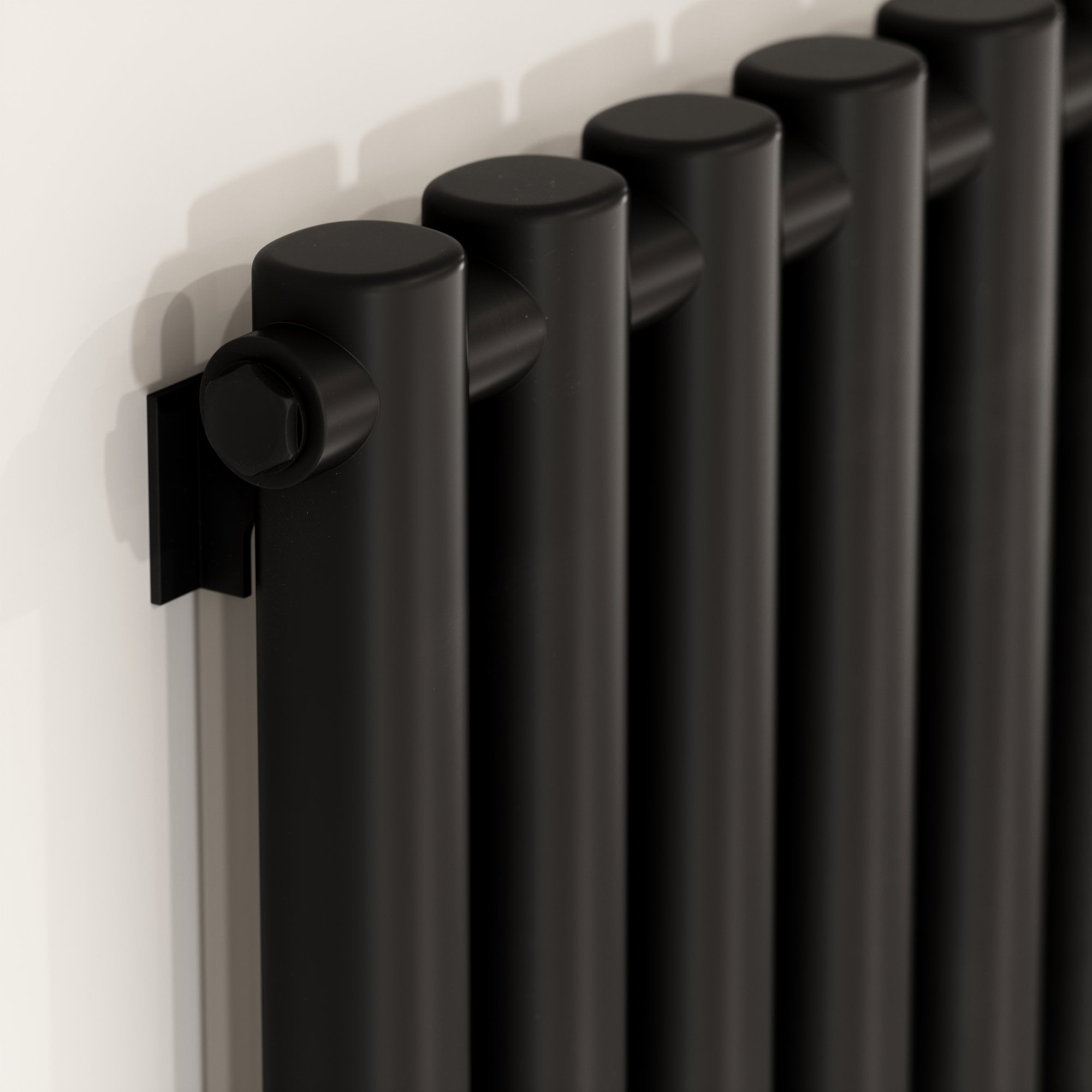 Piller Radiator Piolo Matte Black Kitchen Designer Radiator - LUSSO