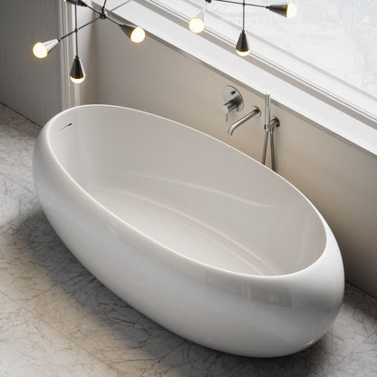 Pod Freestanding Stone Bath 1800mm