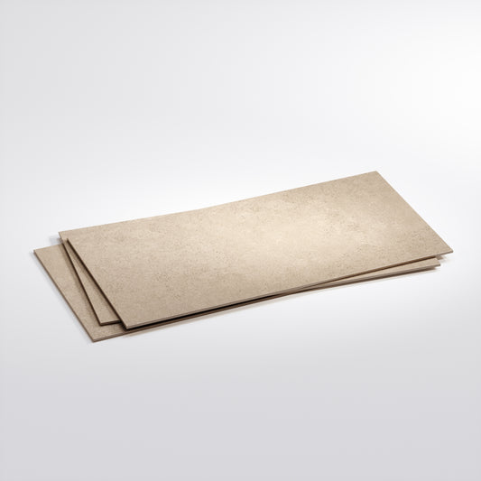 Porcini Beige Natural Stone Porcelain Tile 1200 x 600 mm