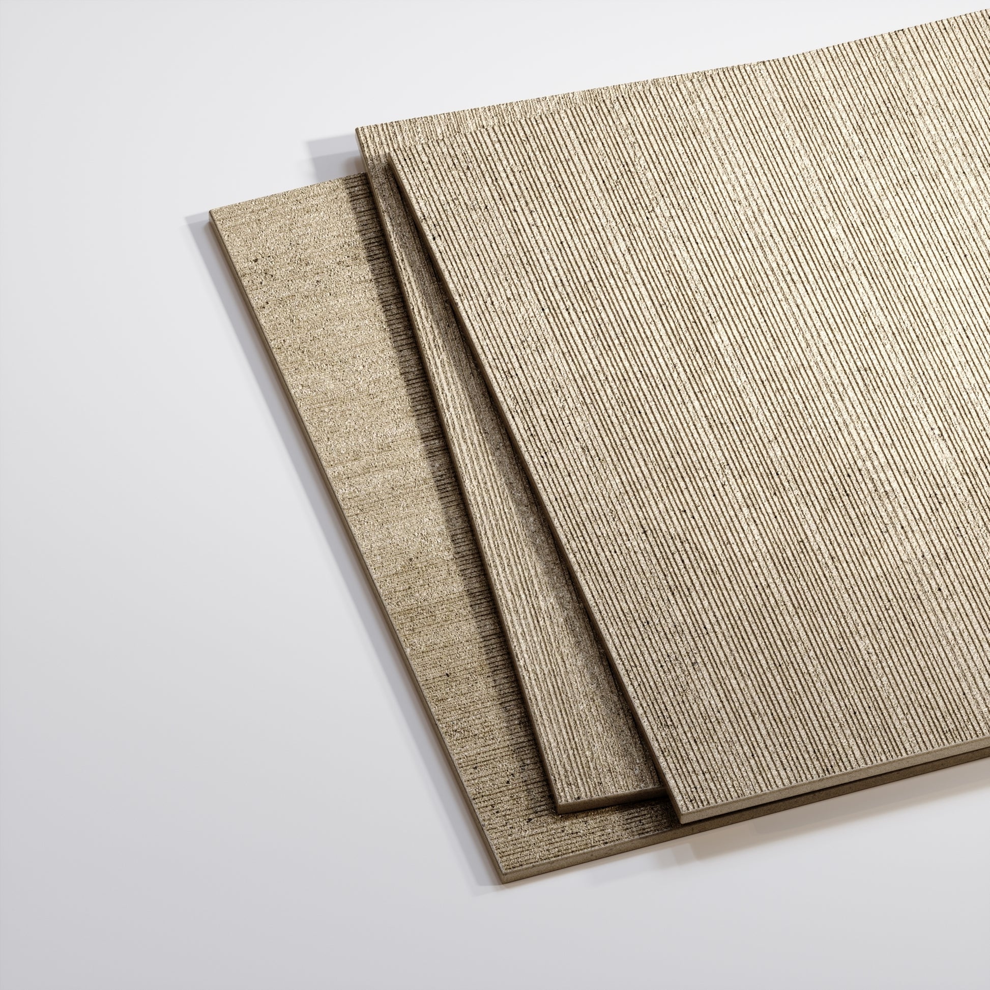 Porcini Beige Natural Stone Textured Porcelain Wall Tile 600 x 600mm