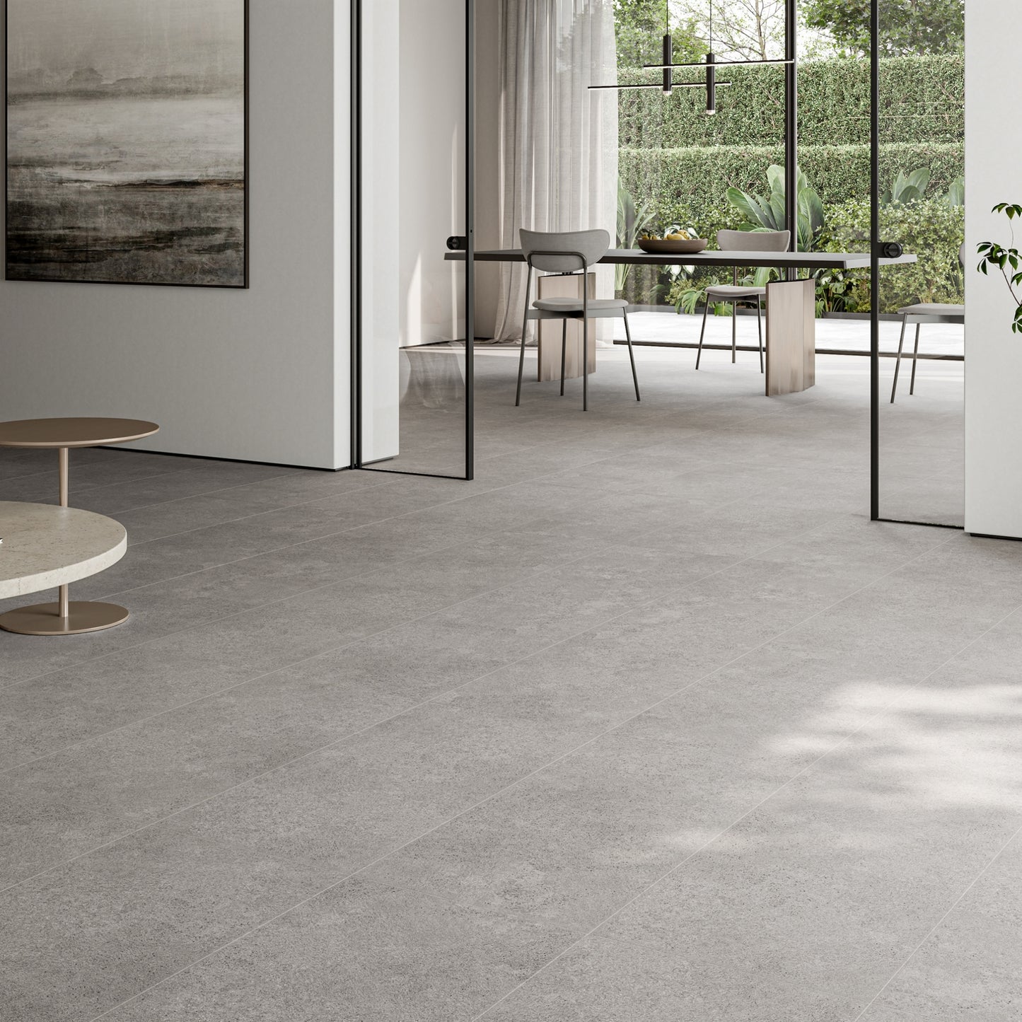 Porcini Grigio Natural Stone Porcelain Tile 1200 x 600 mm