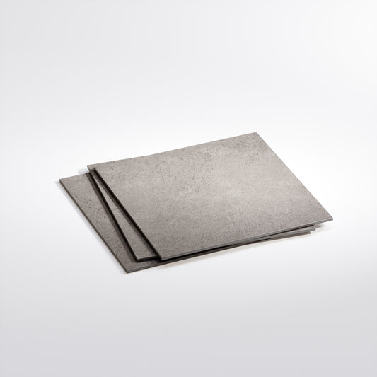 Porcini Grigio Natural Stone Porcelain Wall or Floor Tile 600 x 600mm