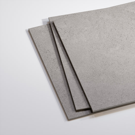 Porcini Grigio Natural Stone Porcelain Wall or Floor Tile 600 x 600mm