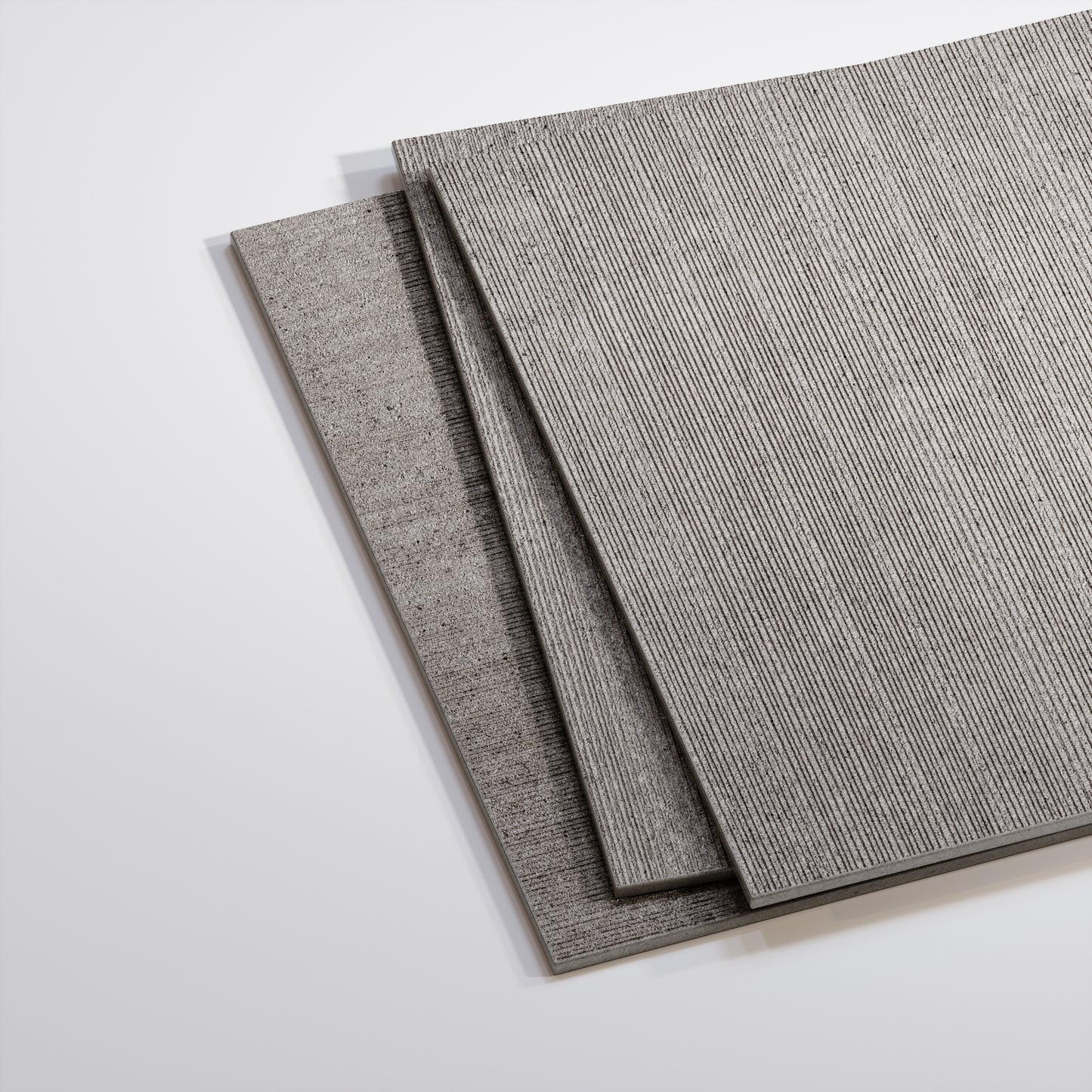 Porcini Grigio Natural Stone Textured Porcelain Wall Tile 600 x 600mm
