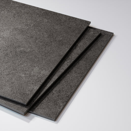 Porcini Nero Natural Stone Porcelain Tile 1200 x 600 mm