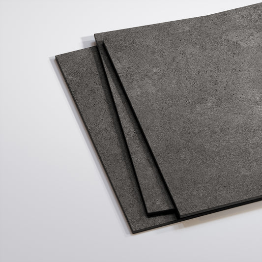 Porcini Nero Natural Stone Porcelain Wall or Floor Tile 600 x 600mm