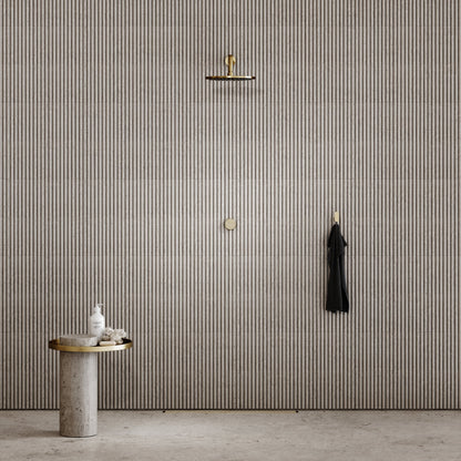 Porto Shower System (Brushed Gold & Crema Marfil Marble)