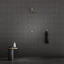Porto Shower System (Brushed Gold & Panda Marble)