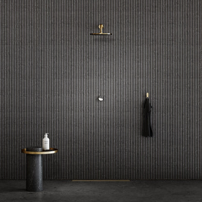 Porto Shower System (Brushed Gold & Panda Marble)