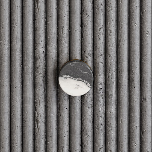 Porto Shower System (Brushed Gold & Panda Marble)