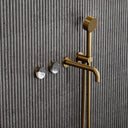 Porto Wall Mounted Bath Filler (Brushed Gold & Panda Marble)