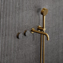 Porto Wall Mounted Bath Filler (Brushed Gold & Pietra Grey Marble)