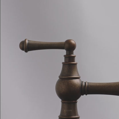Celeste 2-hole Traditional Kitchen Tap Aged Bronze