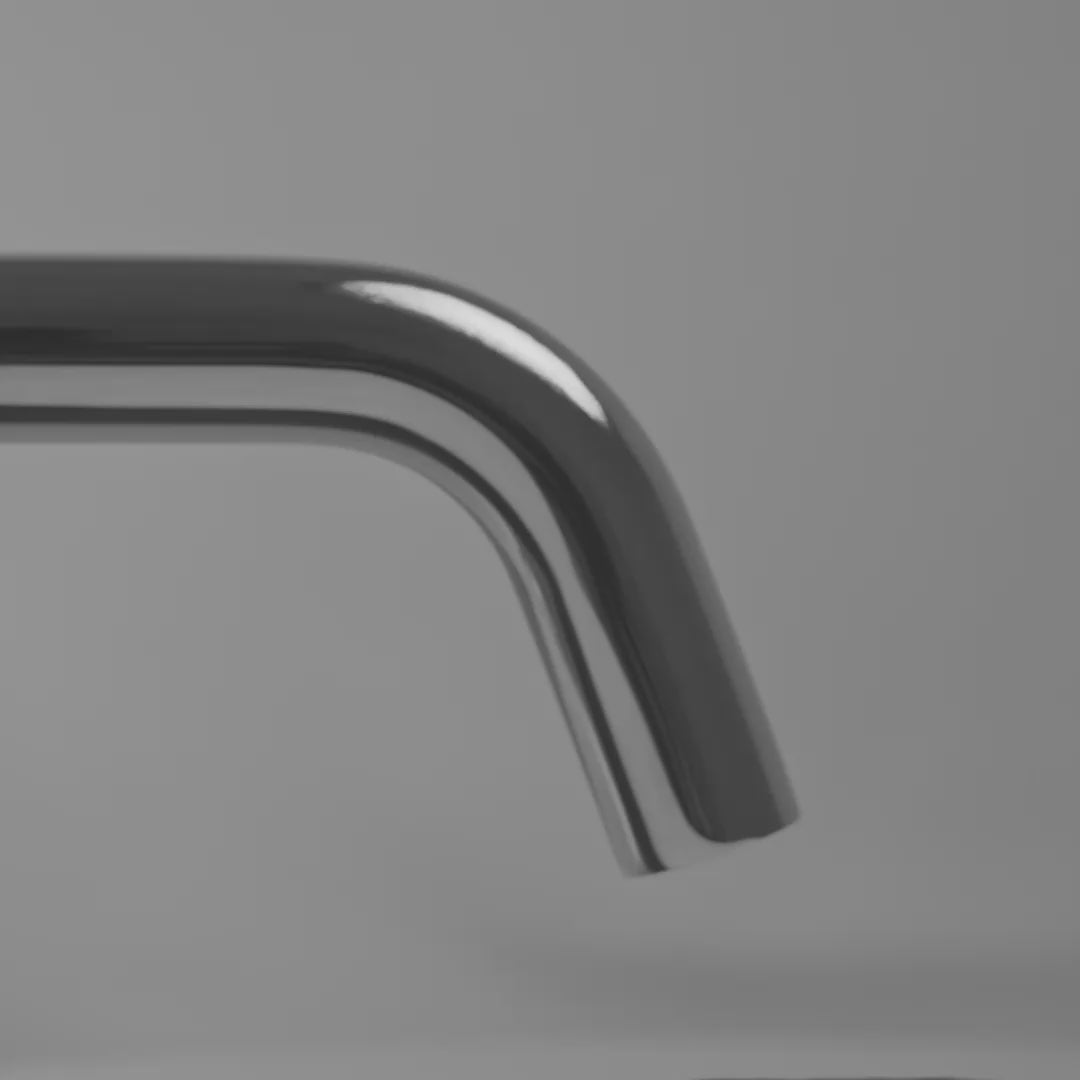 Luxe Chrome Wall Mounted Basin Mixer Tap V1