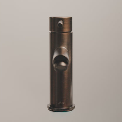 Luxe Monobloc Brushed Bronze Basin Mixer Tap