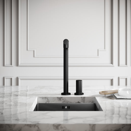 Pure Matte Black Pull Out Swivel Kitchen Tap