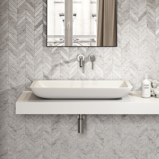 Quadrato Countertop Stone Basin 800mm