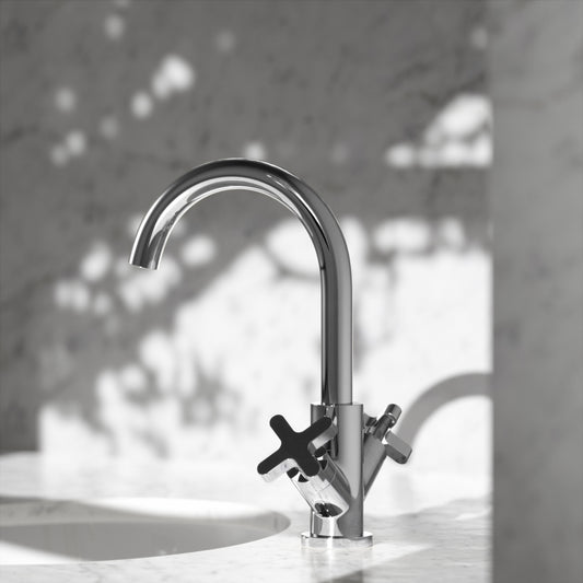 Regal Chrome Crosshead Basin Mixer Tap