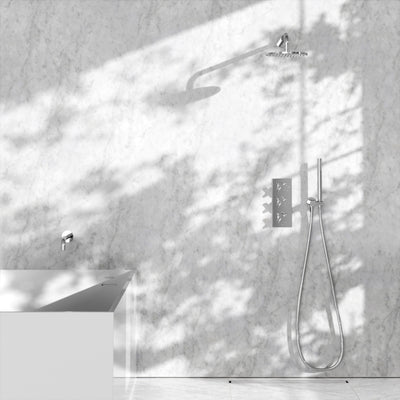 Regal Chrome Crosshead Thermostatic 3-Way Mixer Shower System