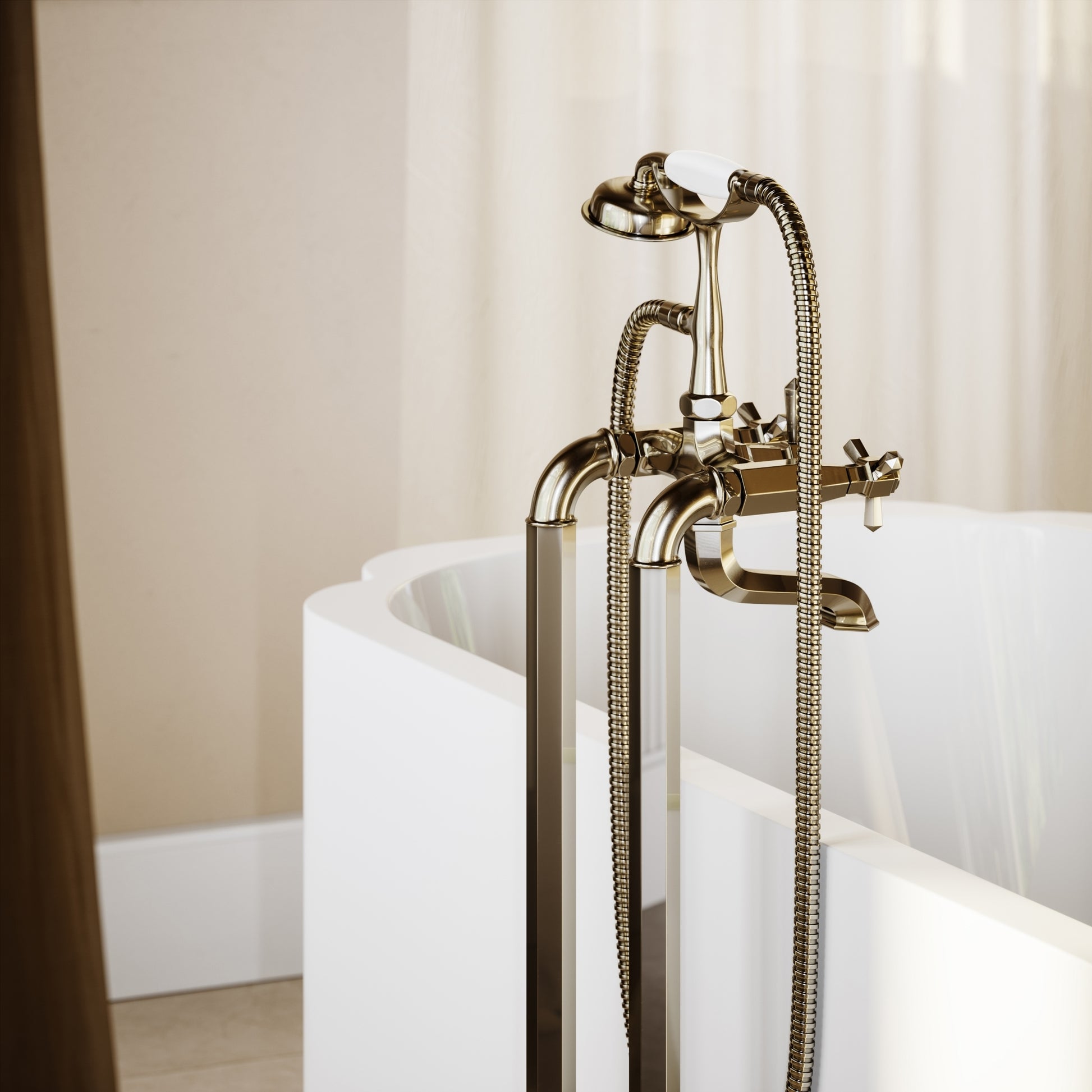 Reverie Freestanding Stone Bath 1756mm