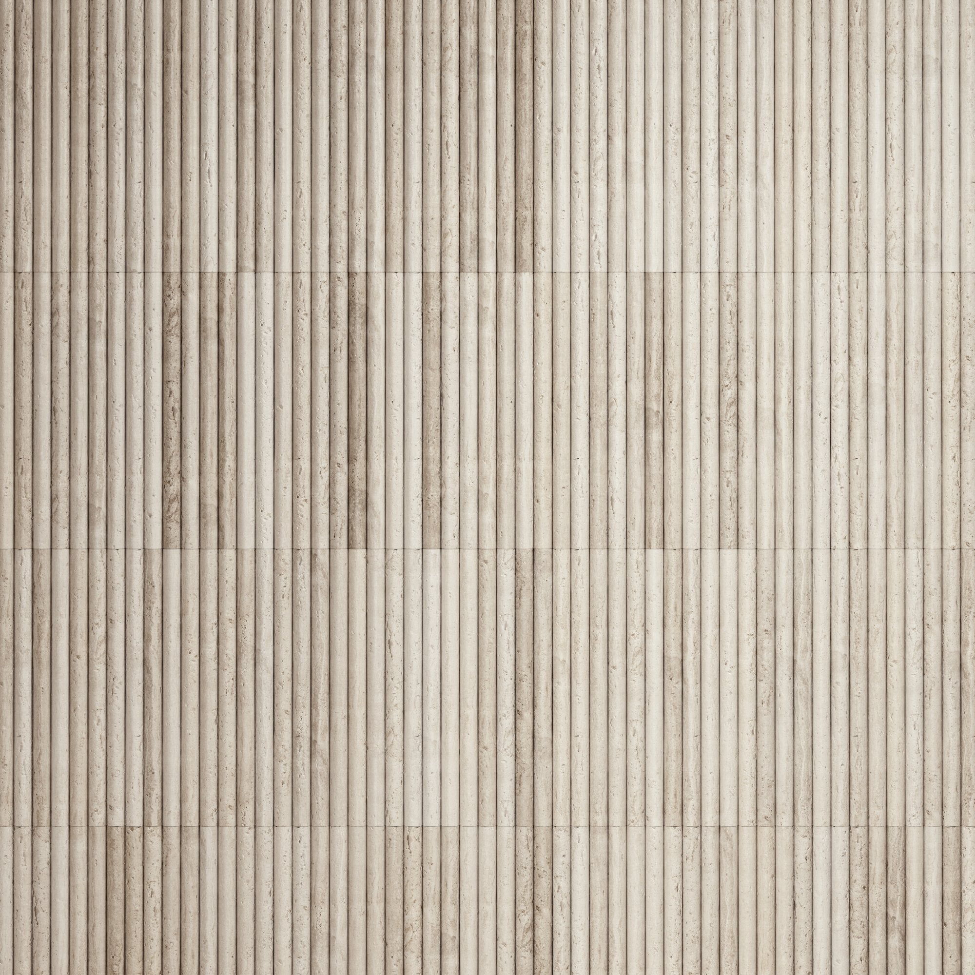 Romano Fluted Travertine Mosaic Wall Tile 300x300mm - LUSSO