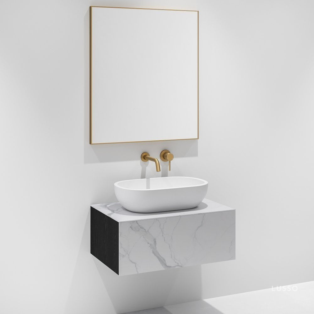 Salvator Carrara Porcelanosa Bathroom Vanity Unit 750mm