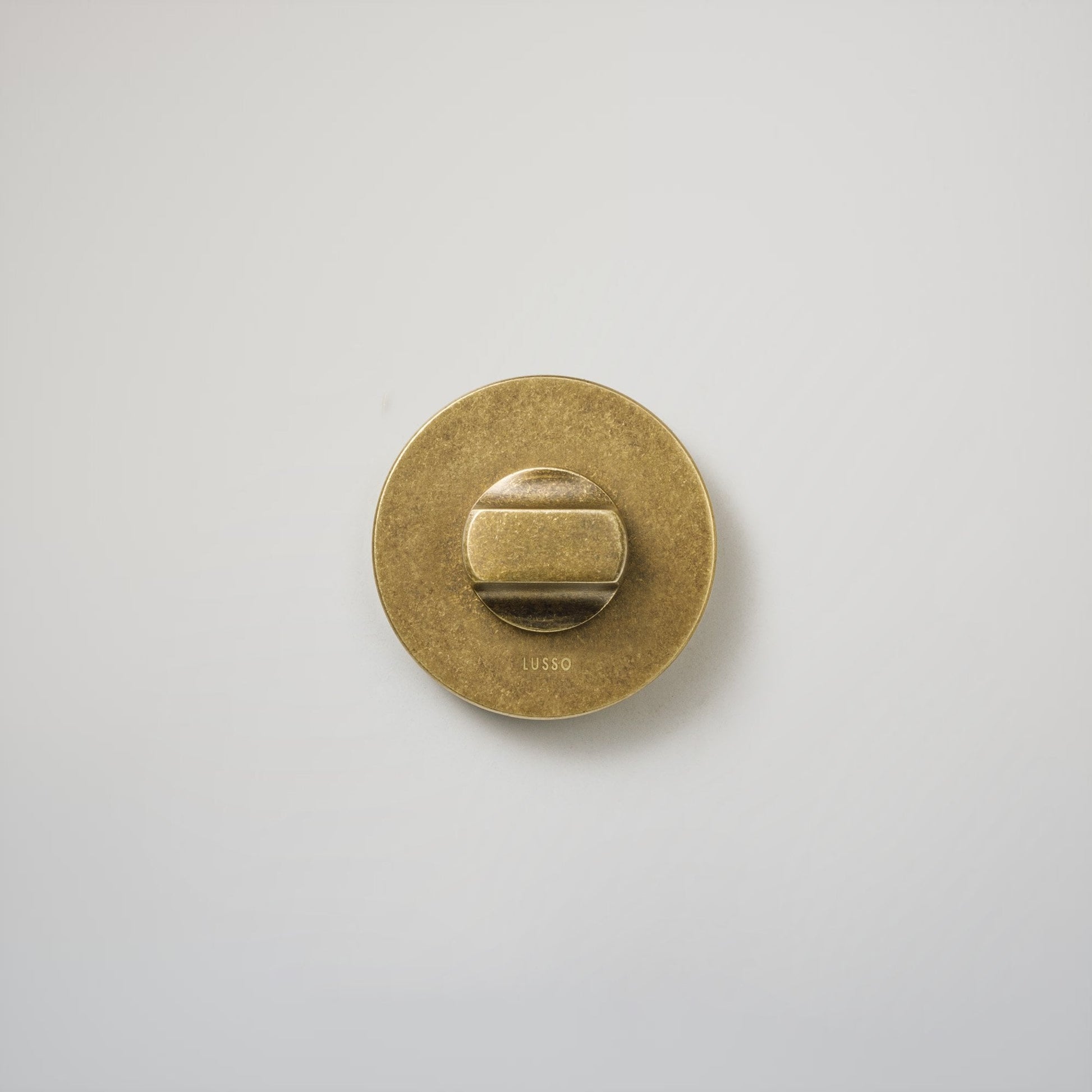 Savoy Aged Bronze WC Thumbturn with Latch