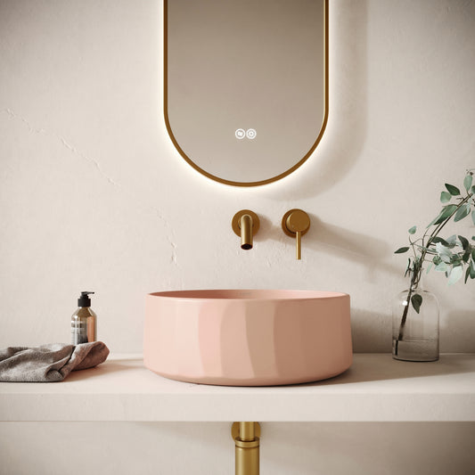 Scolpire Blush Concrete Countertop Basin 420mm