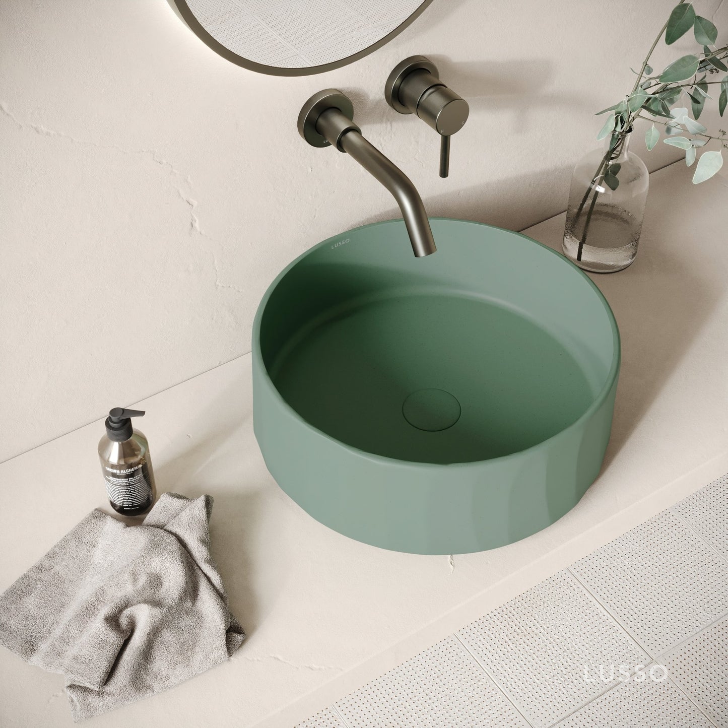 Scolpire Seafoam Concrete Countertop Basin 420mm