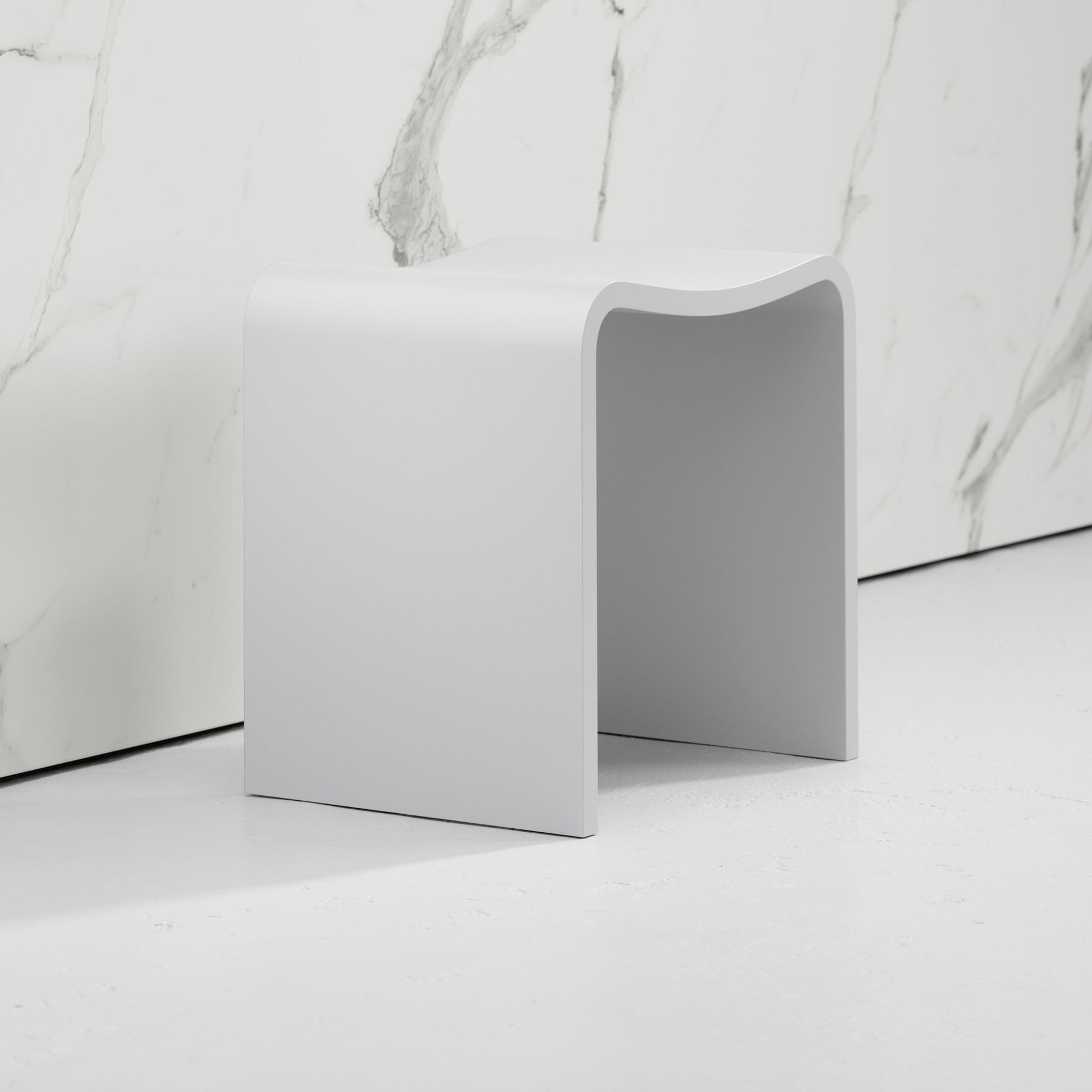Scoop Stone Bathroom Shower Seat