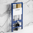 Senza Concealed Dual Flush Cistern & Frame with Flush Plate
