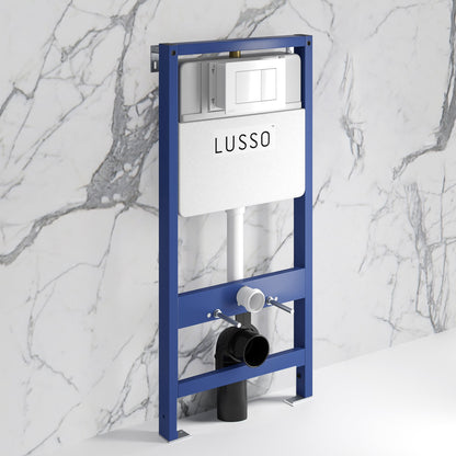 Senza Concealed Dual Flush Cistern & Frame with Flush Plate