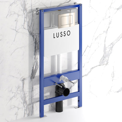 Senza Concealed Dual Flush Cistern & Frame with Flush Plate
