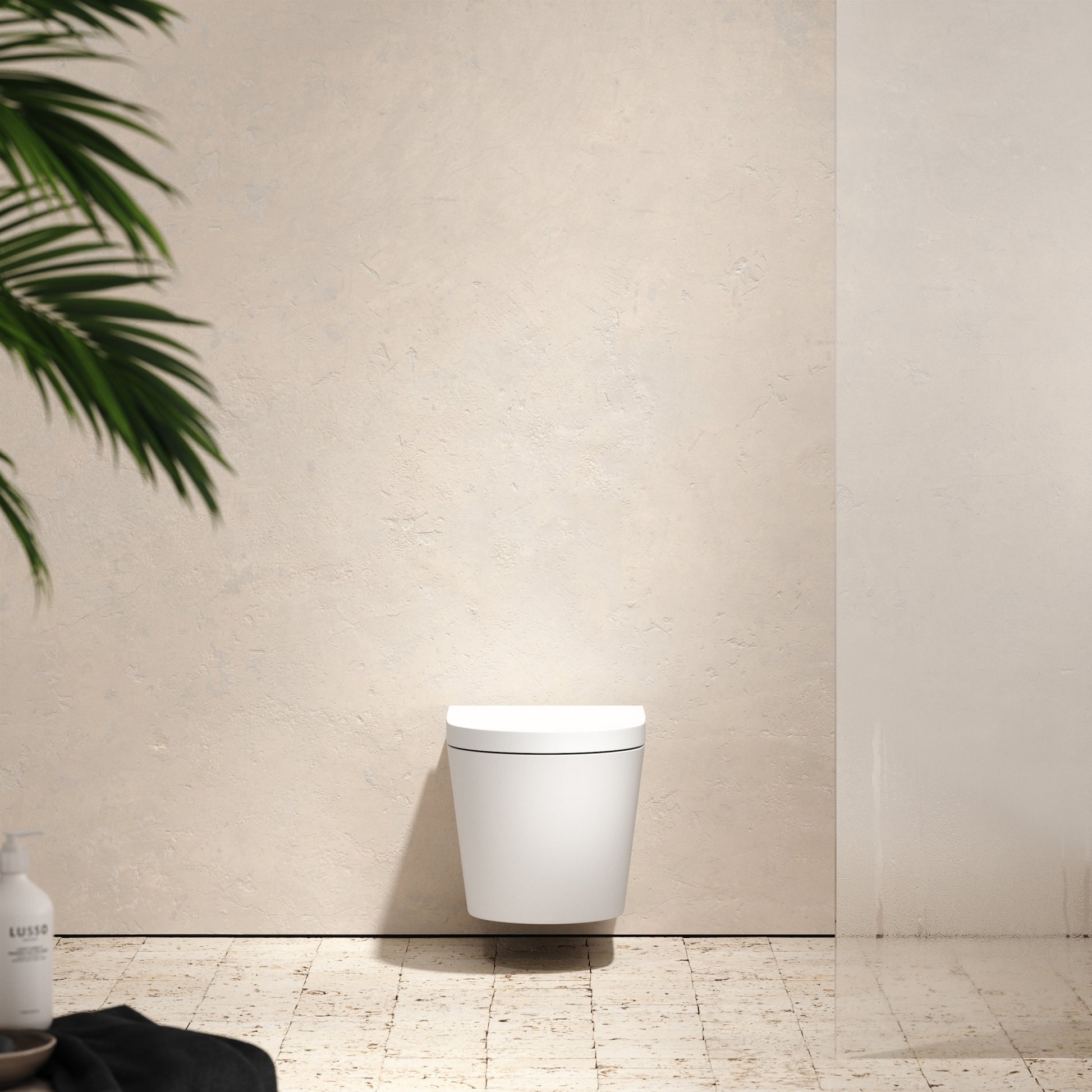 Senza Wall Hung Rimless Toilet & Soft Closing Seat