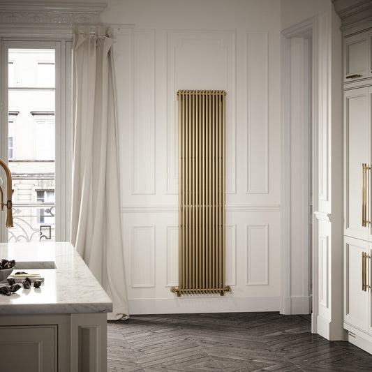 Shadow Brushed Gold Designer Radiator